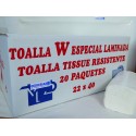 TOALLA LAMINADA DOBLE PLEGADO W