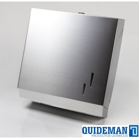 DISPENSADOR TOALLAS DE PAPEL ACERO INOXIDABLE