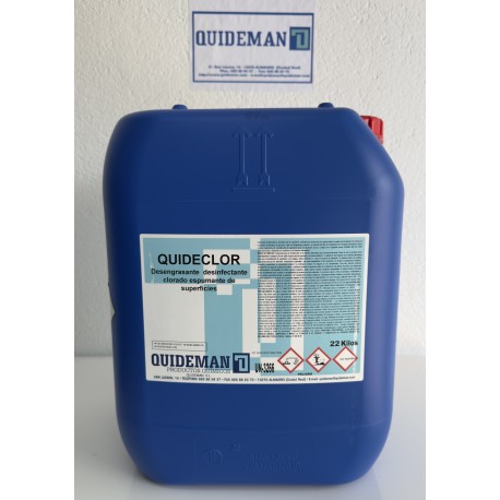 DESENGRASANTE CLORADO CON ESPUMA (QUIDECLOR)