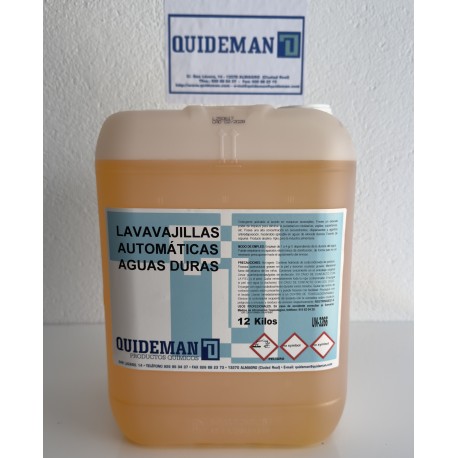 VAJILLAS AUTOMÁTICAS AGUAS DURAS 12 KG